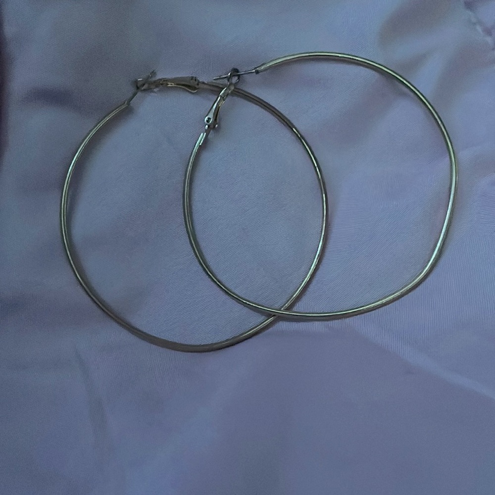 gold hoop earrings